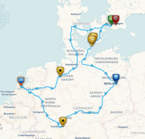 Malmö to Amsterdam round trip