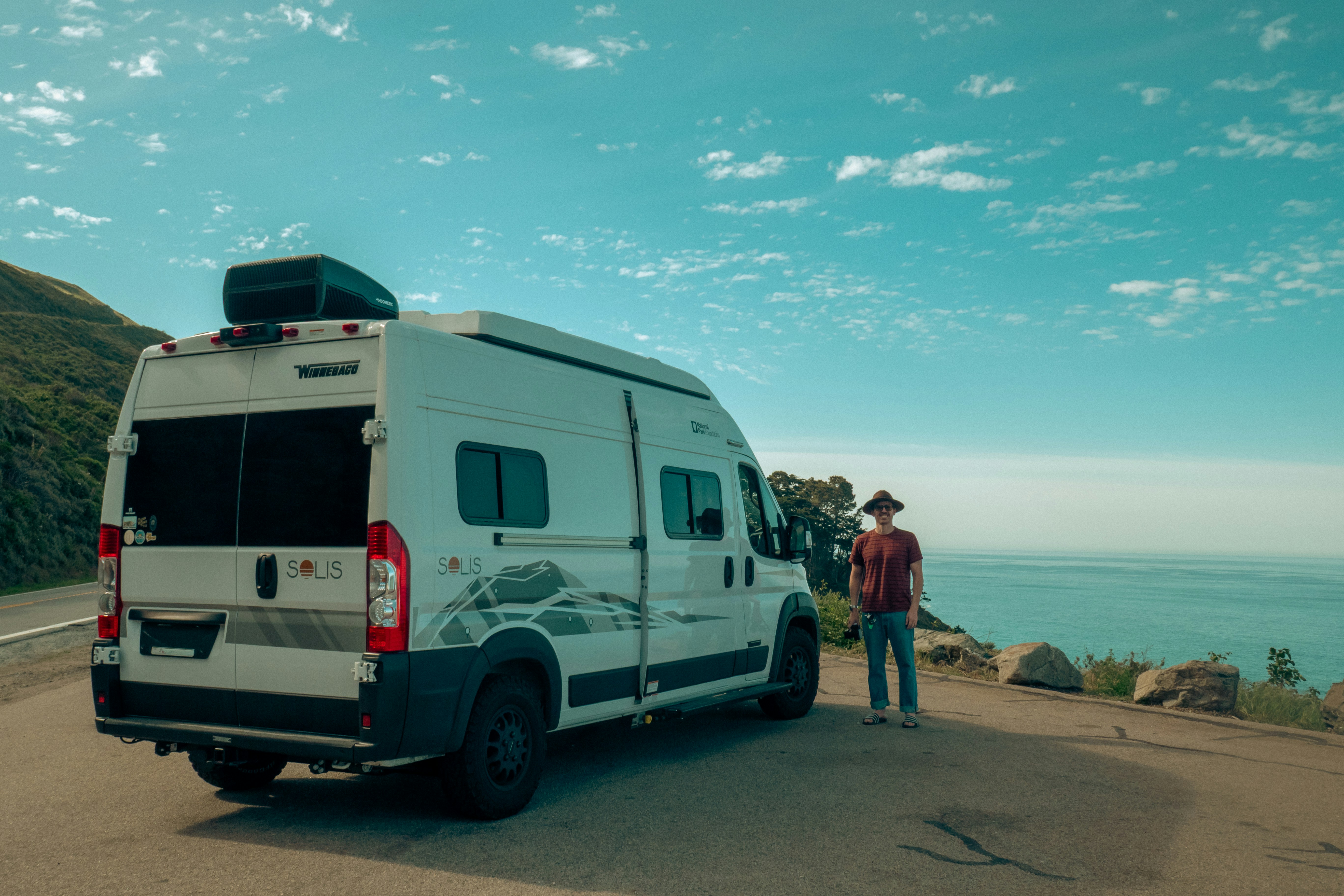 Motorhome with a sea view