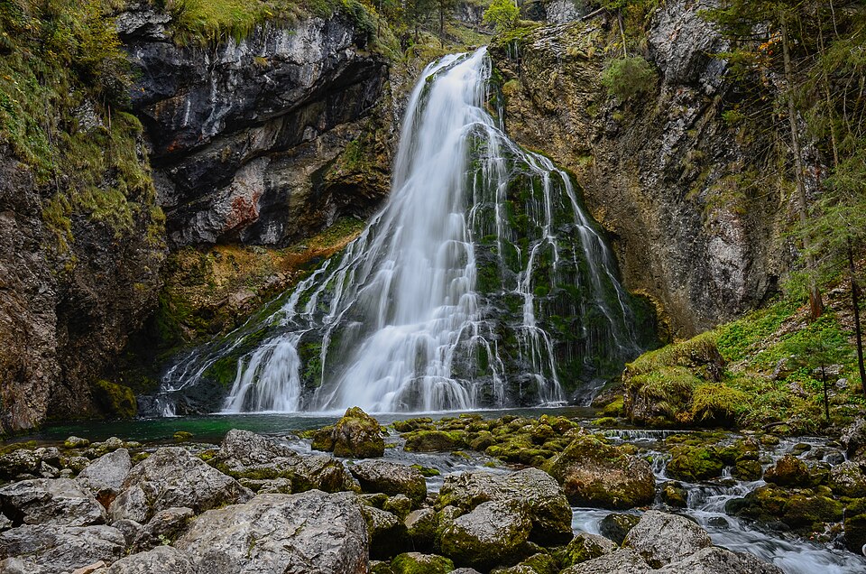 Gollinger Wasserfall close-up