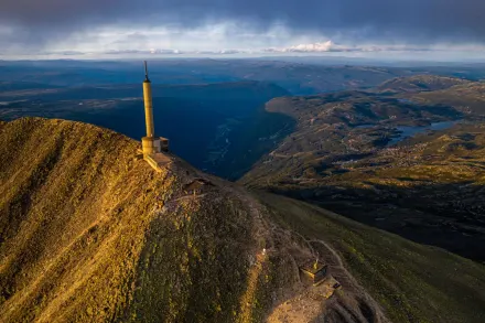 Utsikten Gaustatoppen
